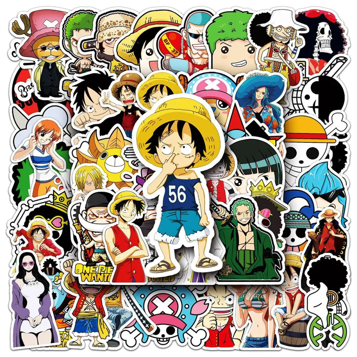 ONE PIECE Stickers - Luffy, Zoro, Chopper