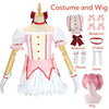 Madoka Kaname Cosplay Costume – Puella Magi Dress with Wig