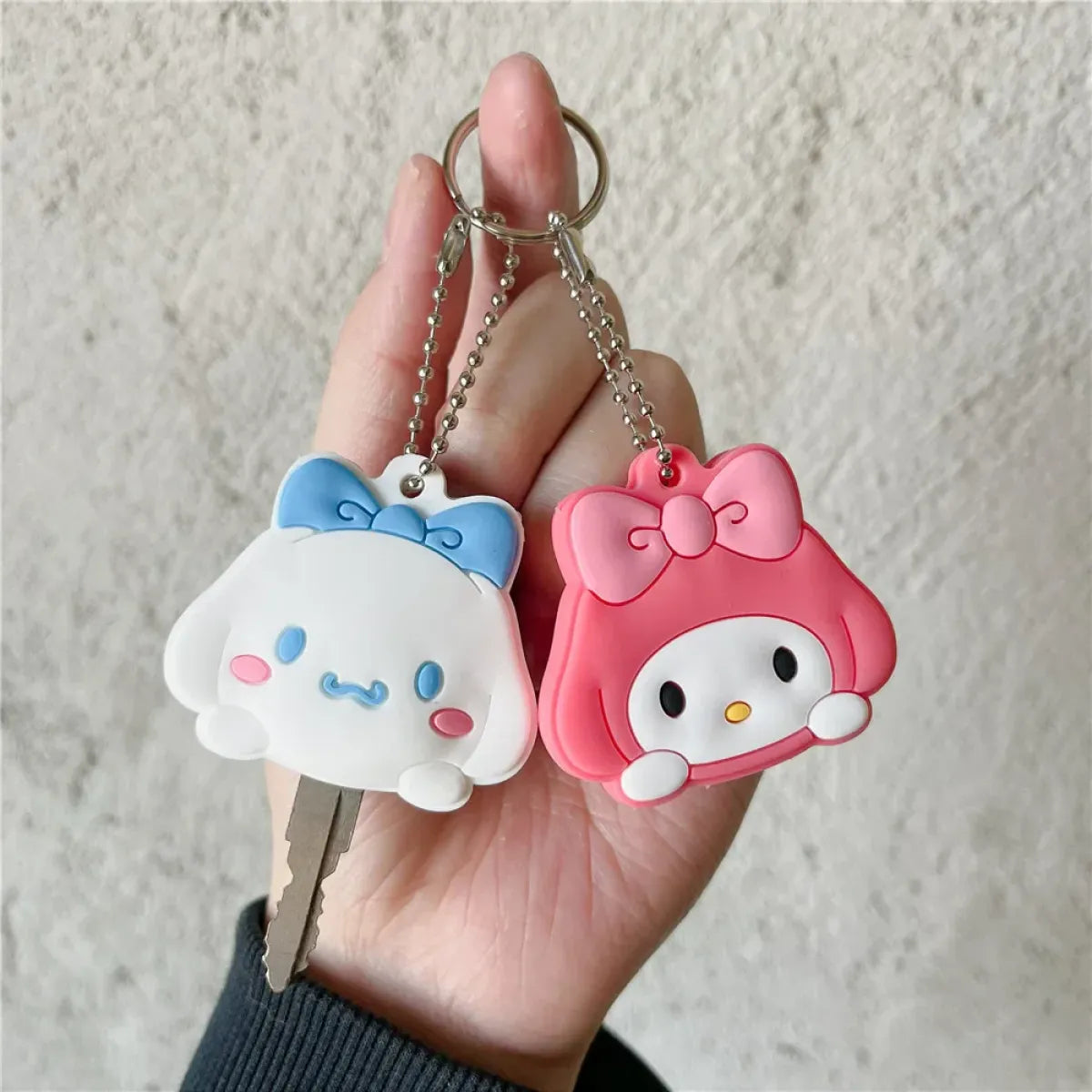 Kawaii Sanrio Anime Key Cover - Kuromi, My Melody, Cinnamoroll
