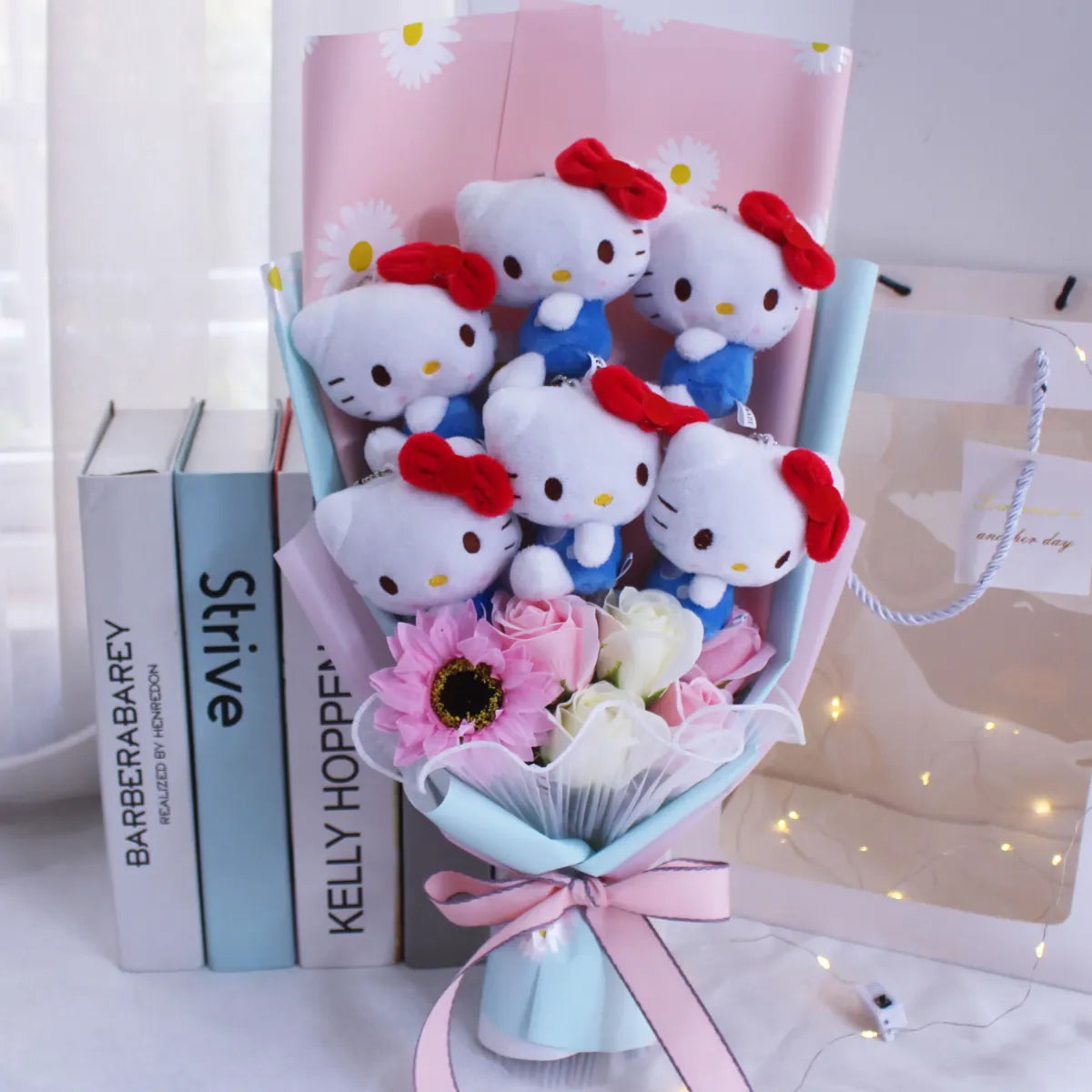 Plush Bouquet - My Melody, Kuromi, Cinnamoroll, KT Cat