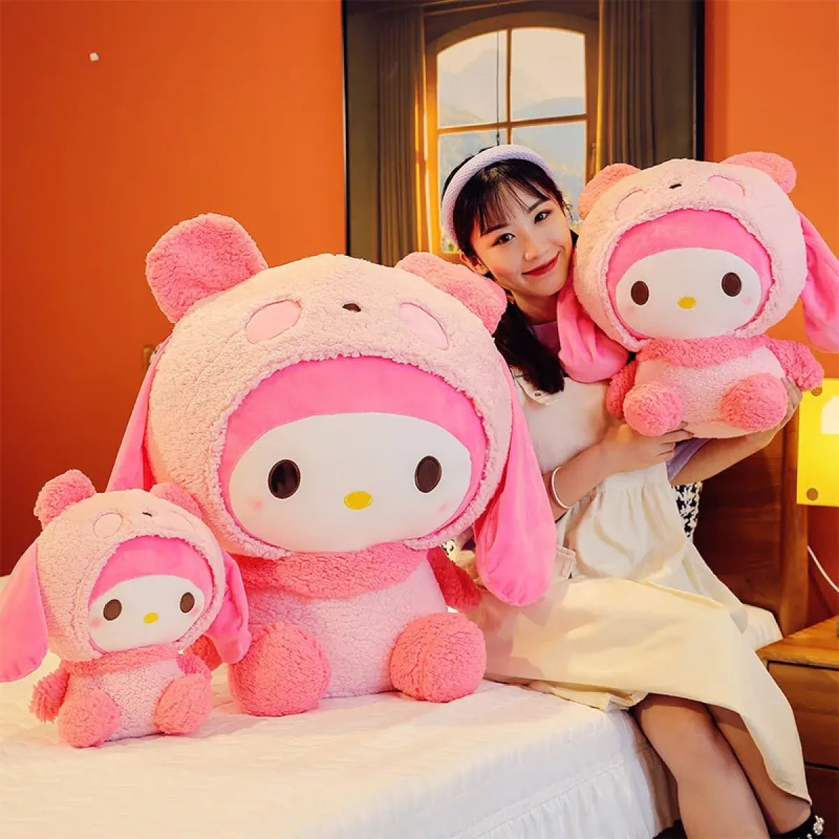 Oversized My Melody Panda Plush Pillow