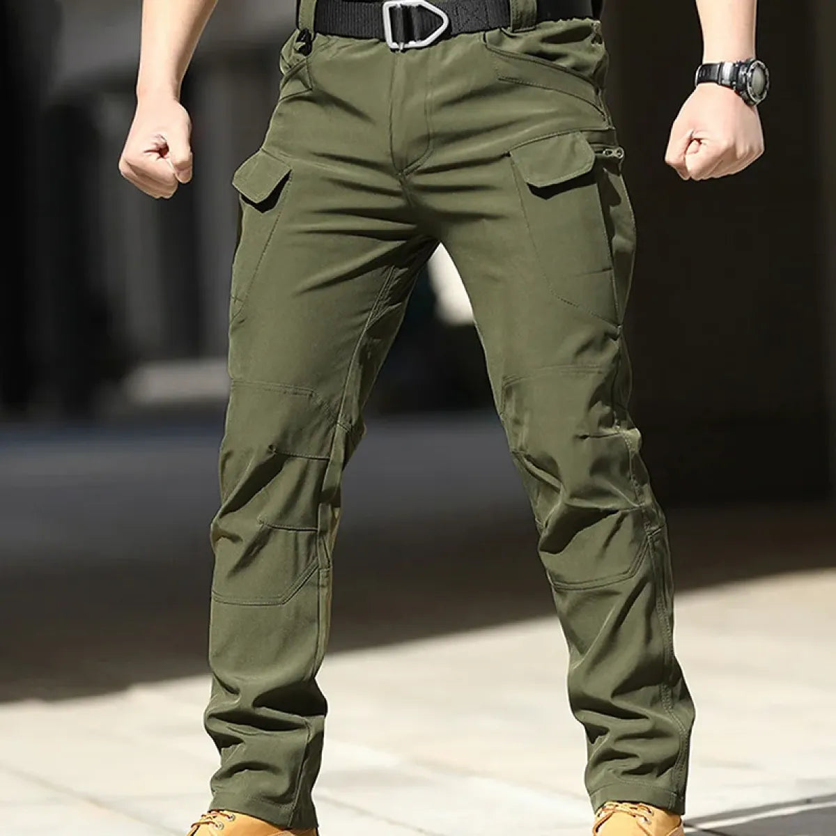 Men's Cargo Pants – Waterproof, Multi-Pocket Casual Trousers