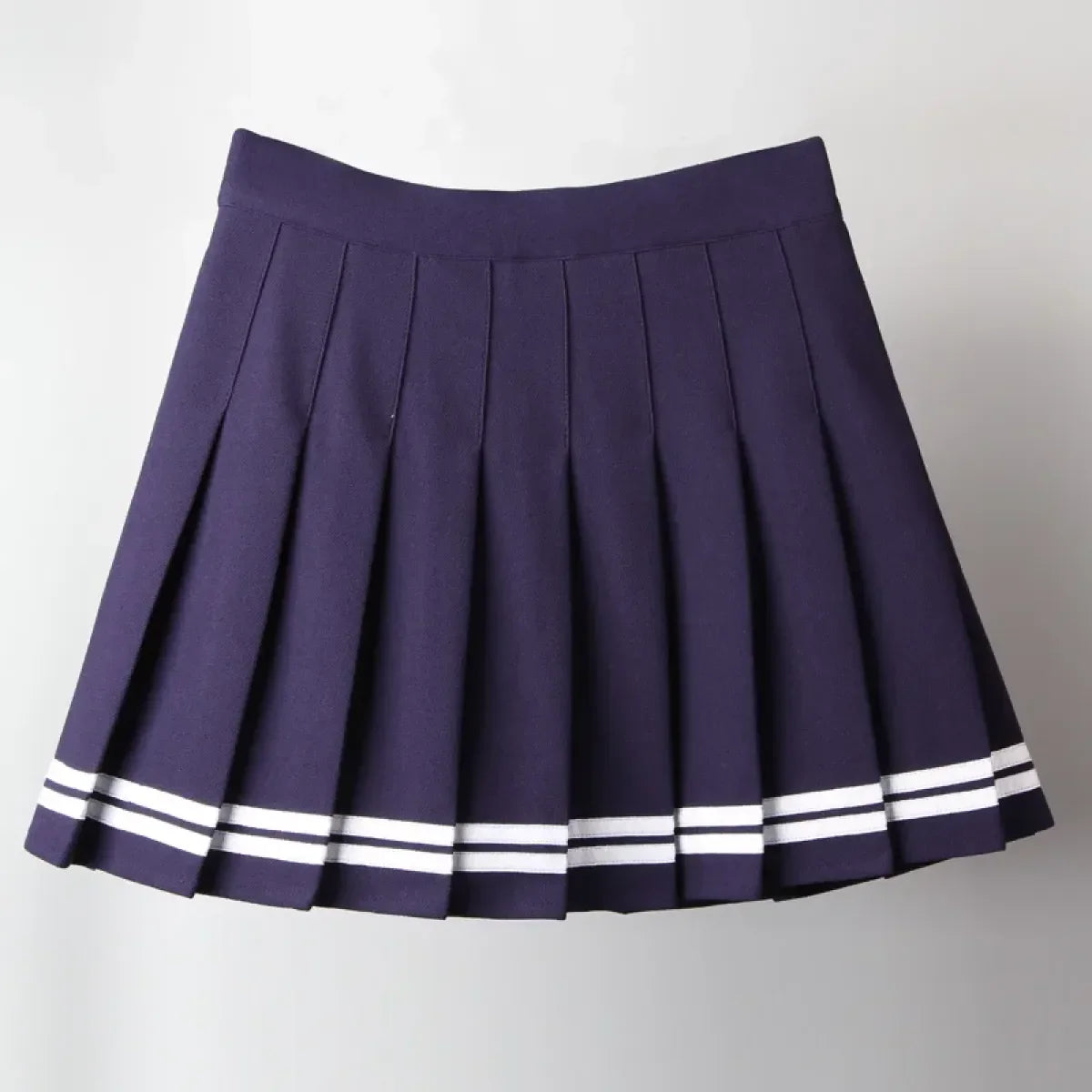 Harajuku Gothic Pleated Mini Skirt – Punk High Waist Patchwork Style