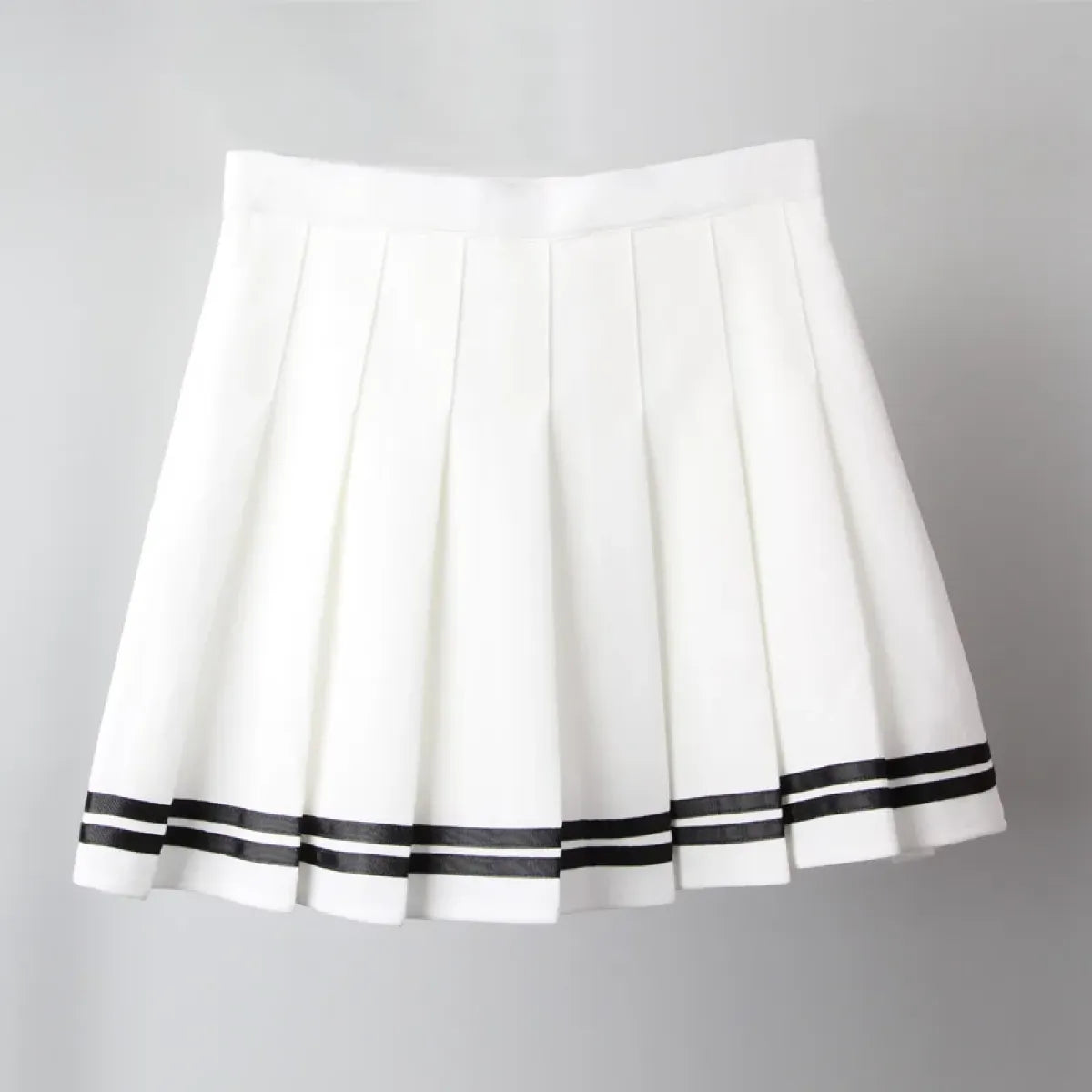 Harajuku Gothic Pleated Mini Skirt – Punk High Waist Patchwork Style