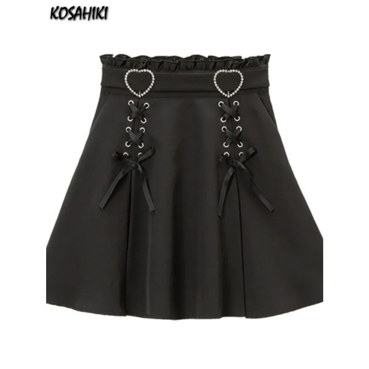 Harajuku Slim Fit Mini Skirt