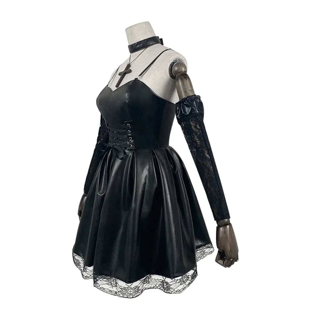 Misa Amane Gothic Cosplay Costume – Dress with Lace & Accessories
