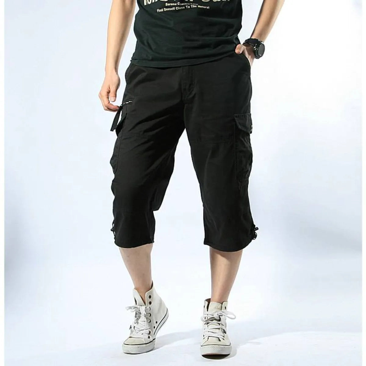 Multi Pocket Capris