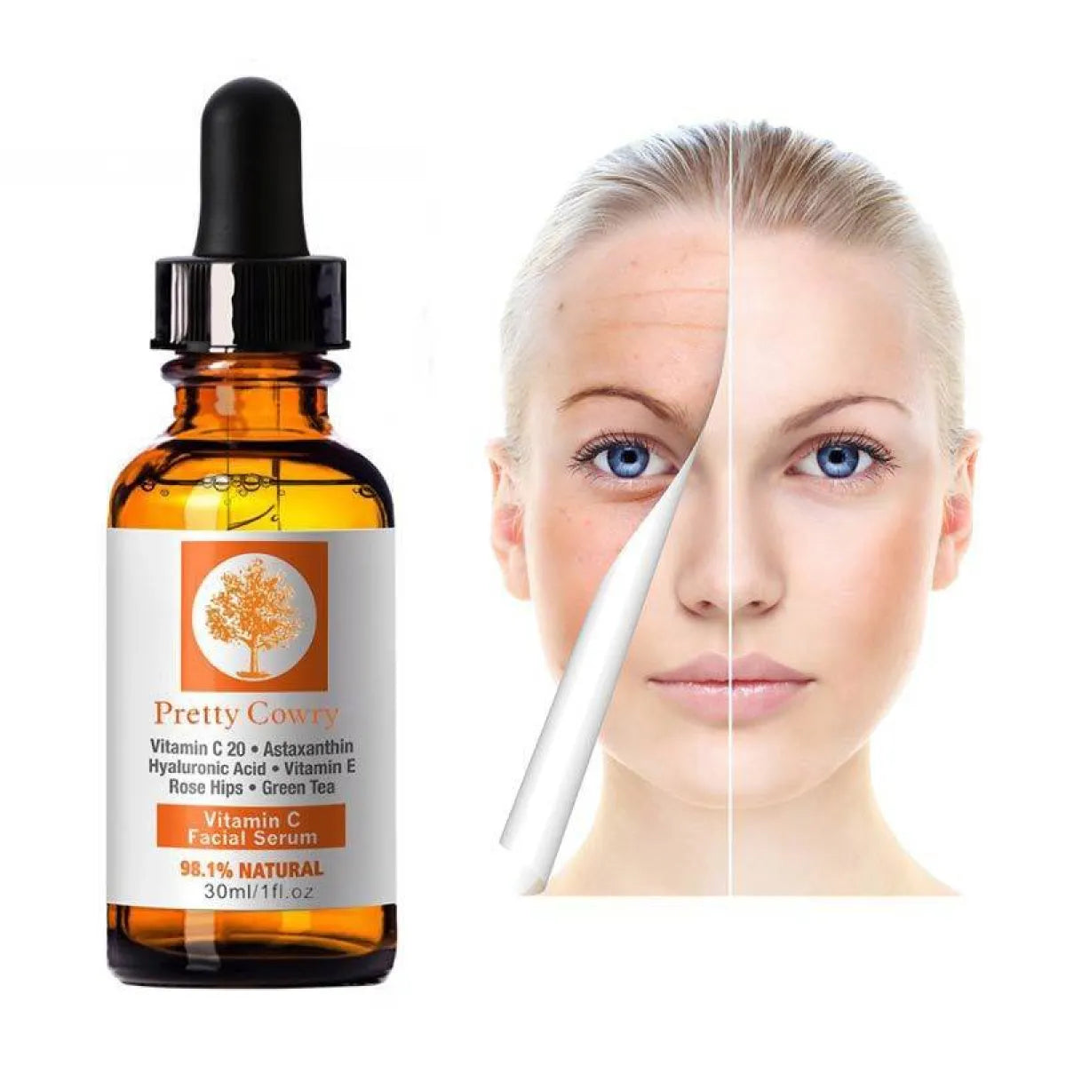 Natural Face Serum - Vitamin E