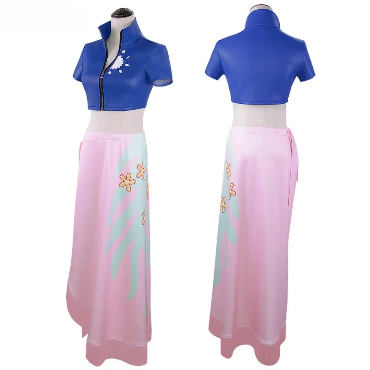 Nico Robin Cosplay Costume – One Piece Top and Skirt Outfit