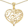 14K Yellow Gold Plated 6.05 Grams .925 Sterling Silver Pendant