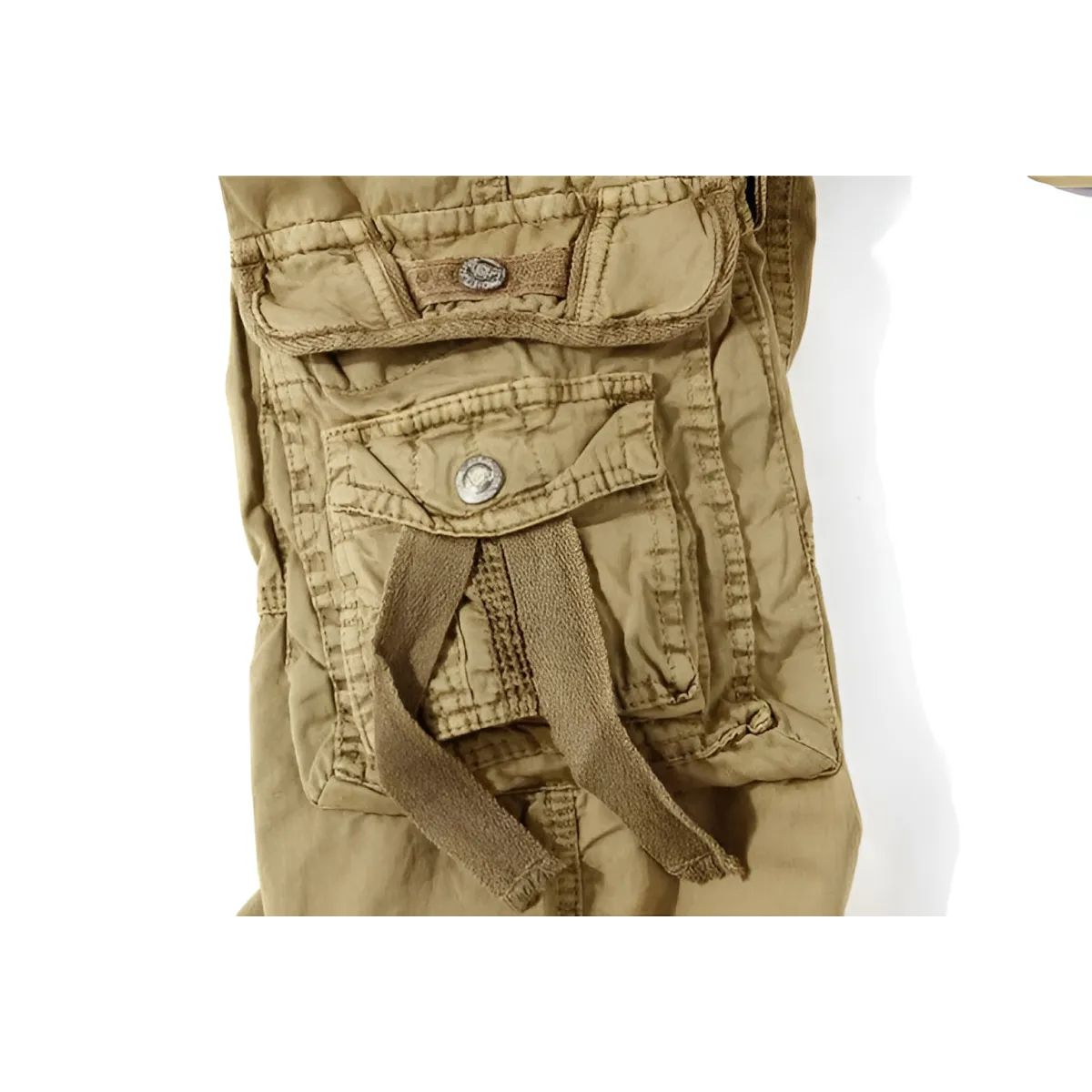 Patterned Art Textile Shorts