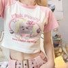 Pink Puppy Crop Top