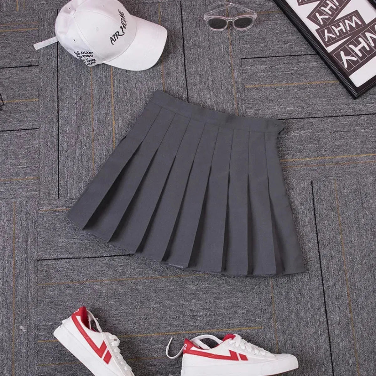 Preppy Harajuku Plaid Pleated Mini Skirt – Kawaii Schoolgirl Style