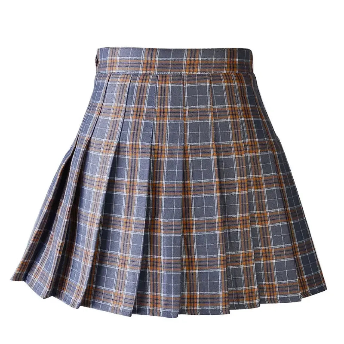 Preppy Harajuku Plaid Pleated Mini Skirt – Kawaii Schoolgirl Style