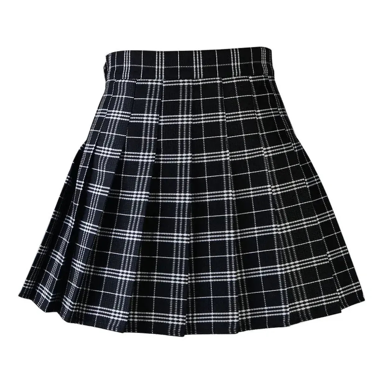 Preppy Harajuku Plaid Pleated Mini Skirt – Kawaii Schoolgirl Style
