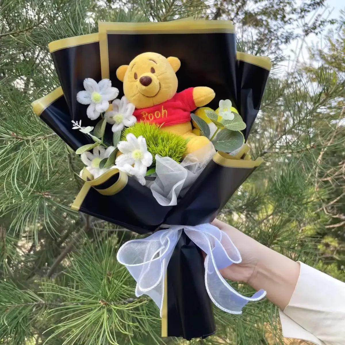 Kawaii Eeyore & Flower Plush Bouquet – Cute Valentine’s or Birthday Gift