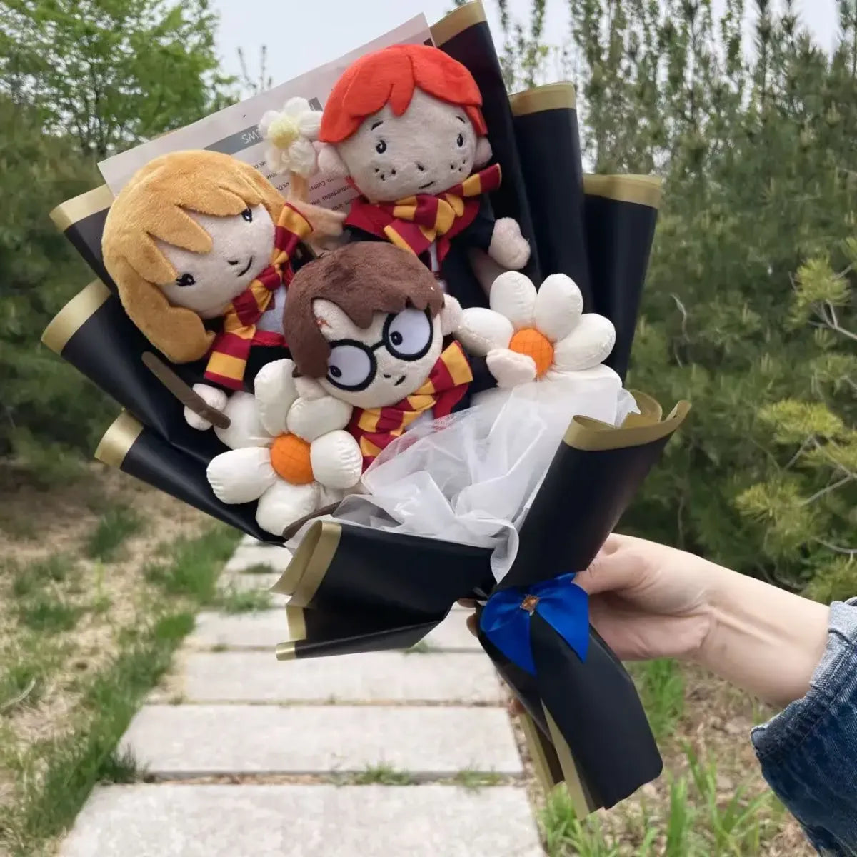 Harry Potter Plush Bouquet – Handmade Cute Graduation Gift for Fans