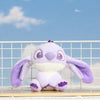 12cm Kawaii Stitch Plush Keychain – Blue & Purple Bag Charm Accessory