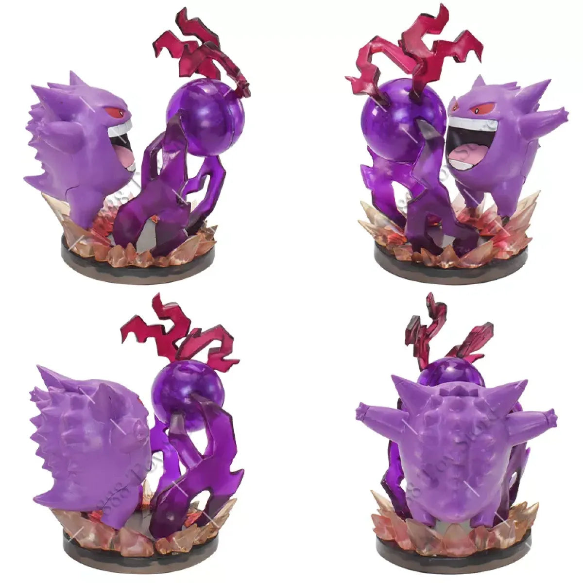 Pokemon Charizard, Squirtle, Bulbasaur, Vulpix Figures