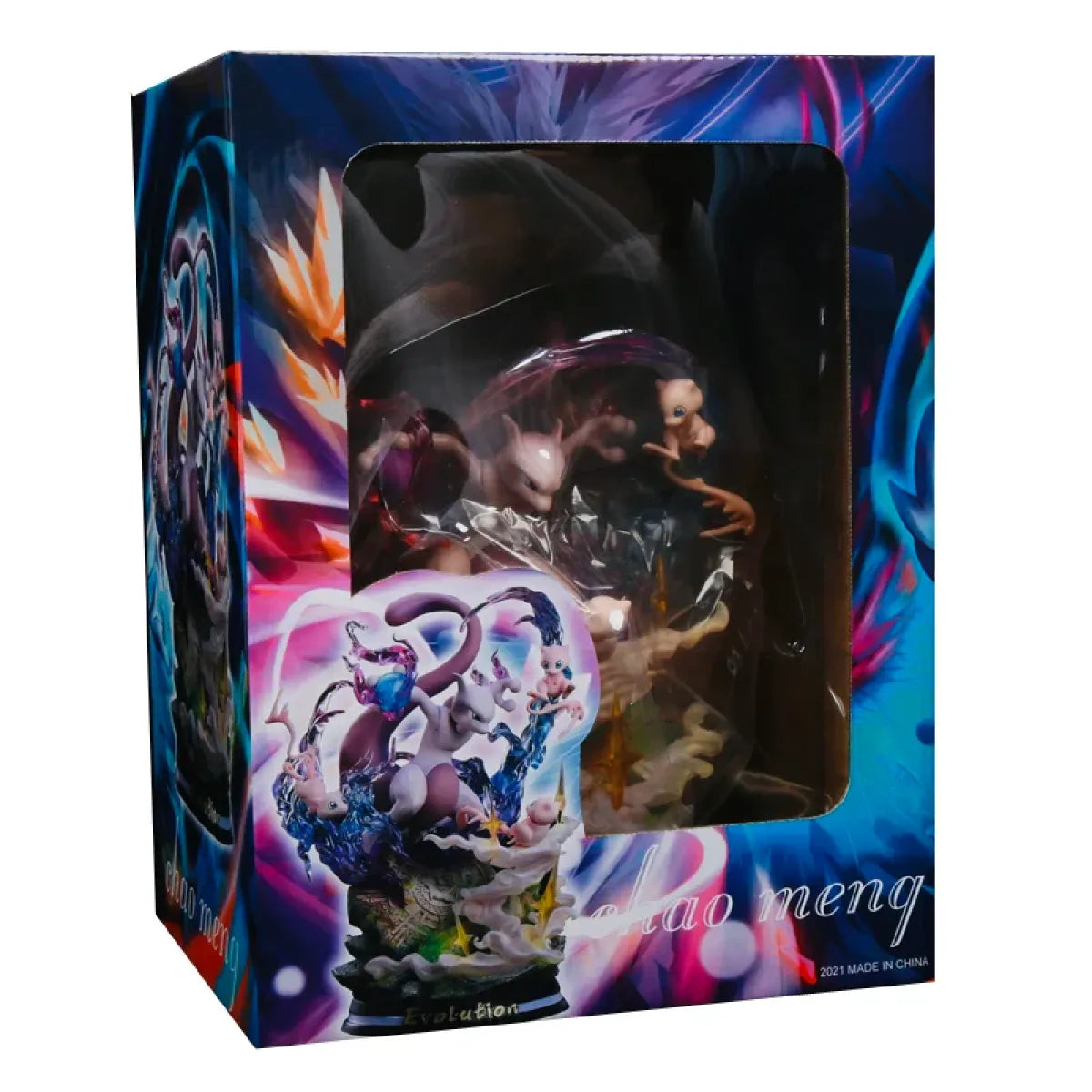 Pokemon Evolution Figures - Charizard, Eevee, Mewtwo, Gengar