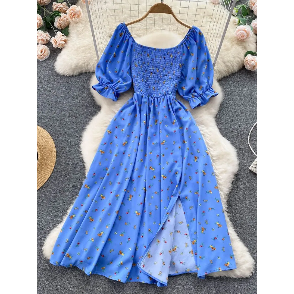 Puff Sleeve Party Dress