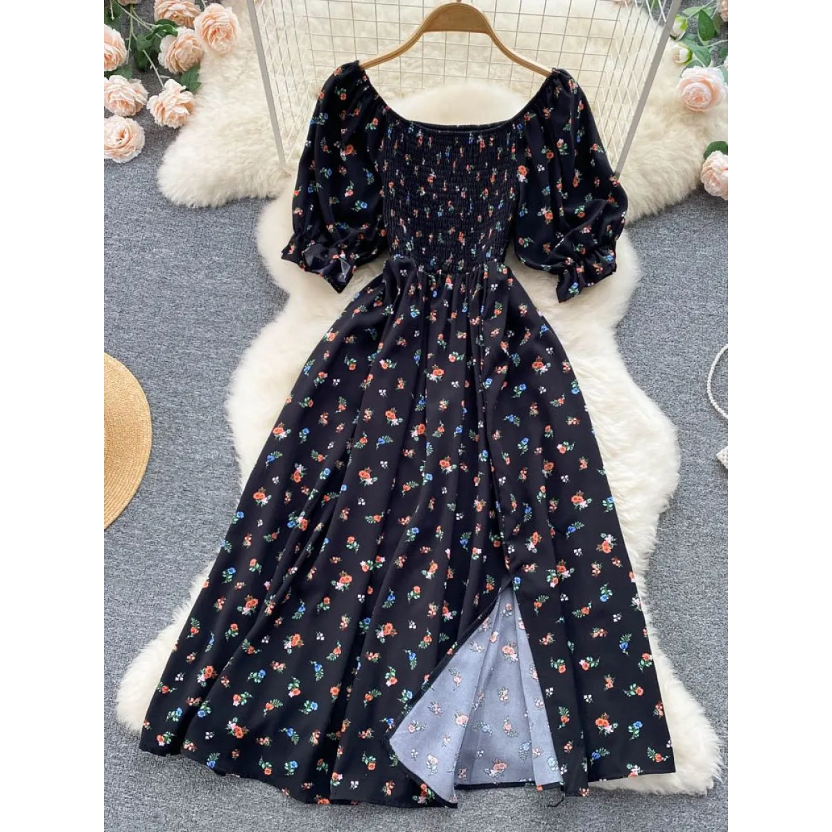 Puff Sleeve Party Dress