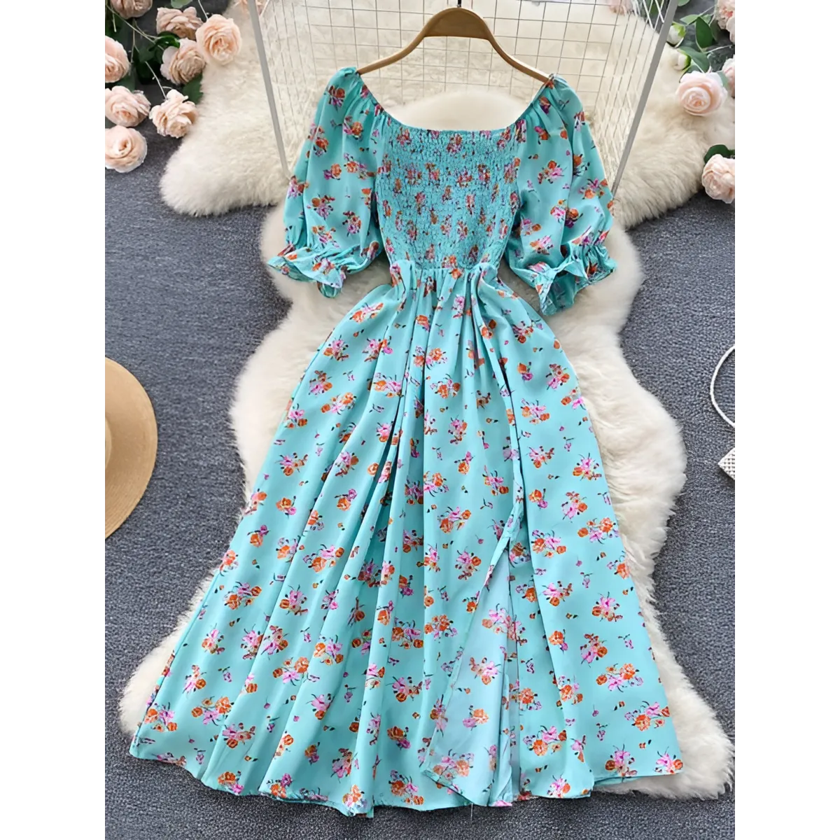 Puff Sleeve Party Dress