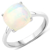 2.90 Carat Genuine Ethiopian Opal .925 Sterling Silver Ring