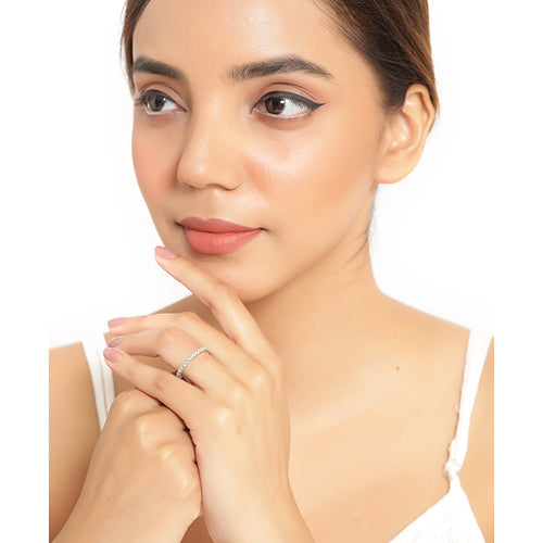 0.81 Carat Genuine Citrine .925 Sterling Silver Ring