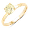 0.85 Carat Genuine TLC Diamond 14K Yellow Gold Ring