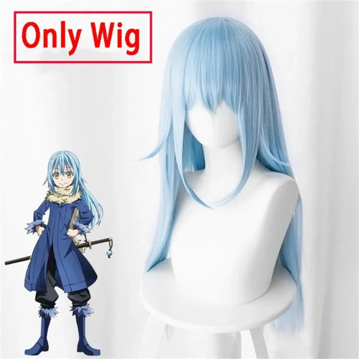 Rimuru Tempest Cosplay Costume – Reincarnated as a Slime Wig & Mask