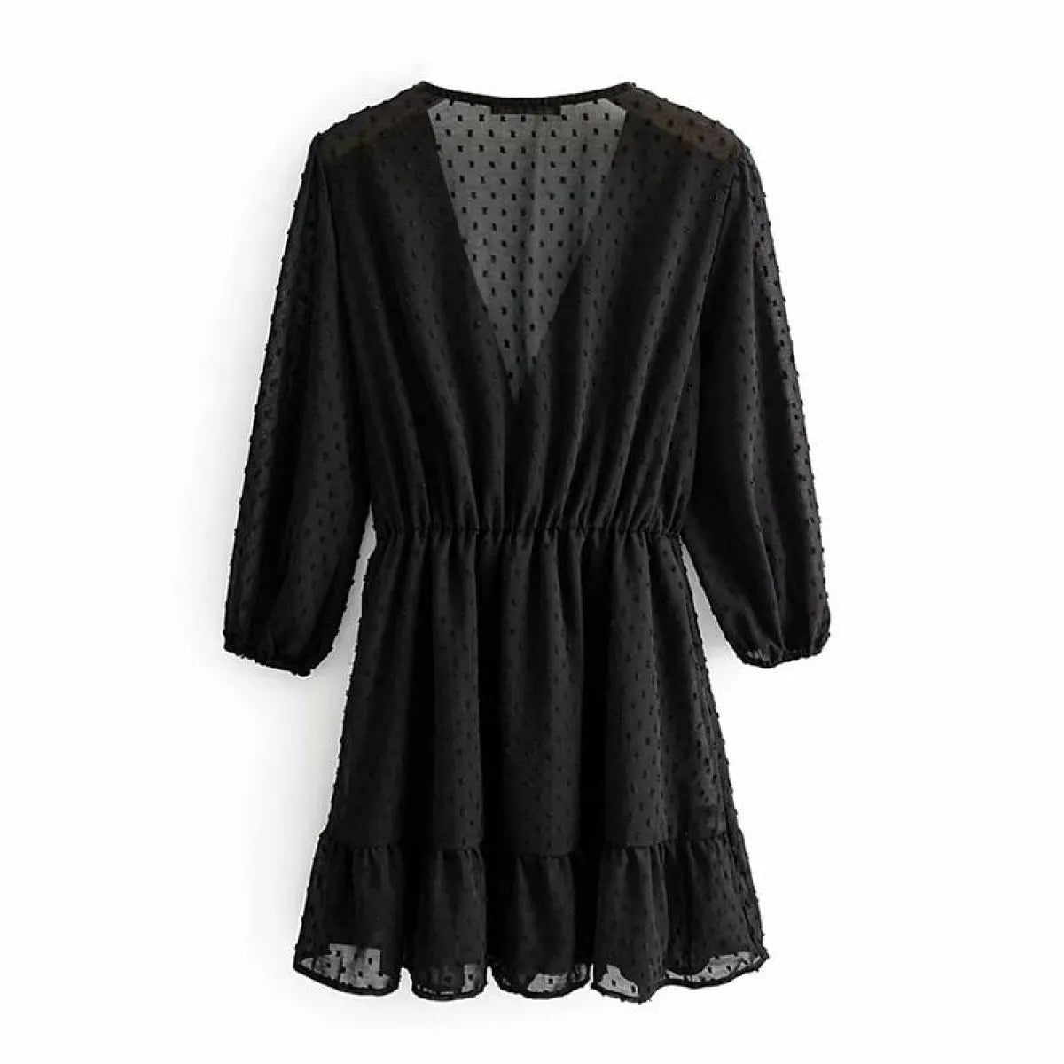 Korean Ruffle Mini Dress
