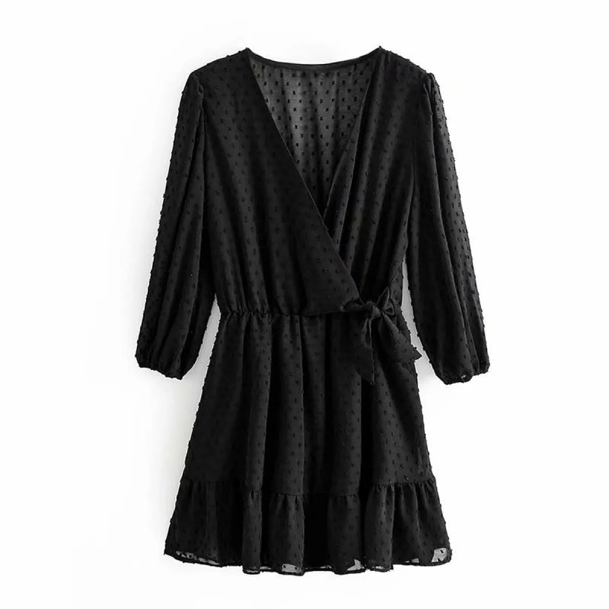 Korean Ruffle Mini Dress