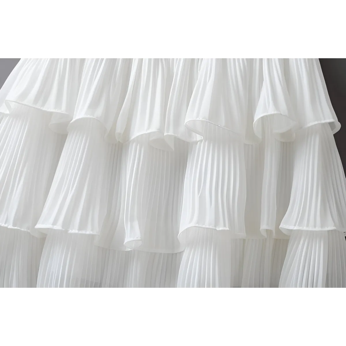 Boho Ruffle Mini Skirt With Elastic Waist