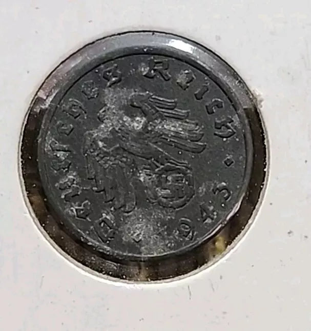 1943 F Nazi Germany 1 Pfennig