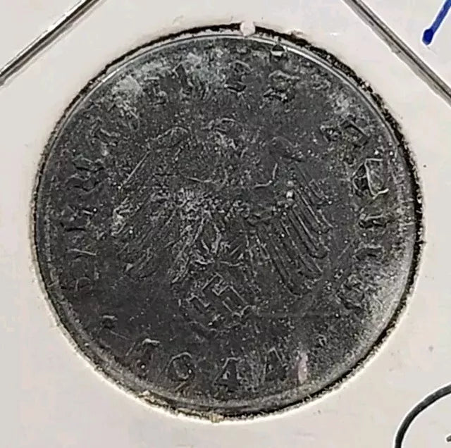 1944 A Nazi Germany 10 Pfennig