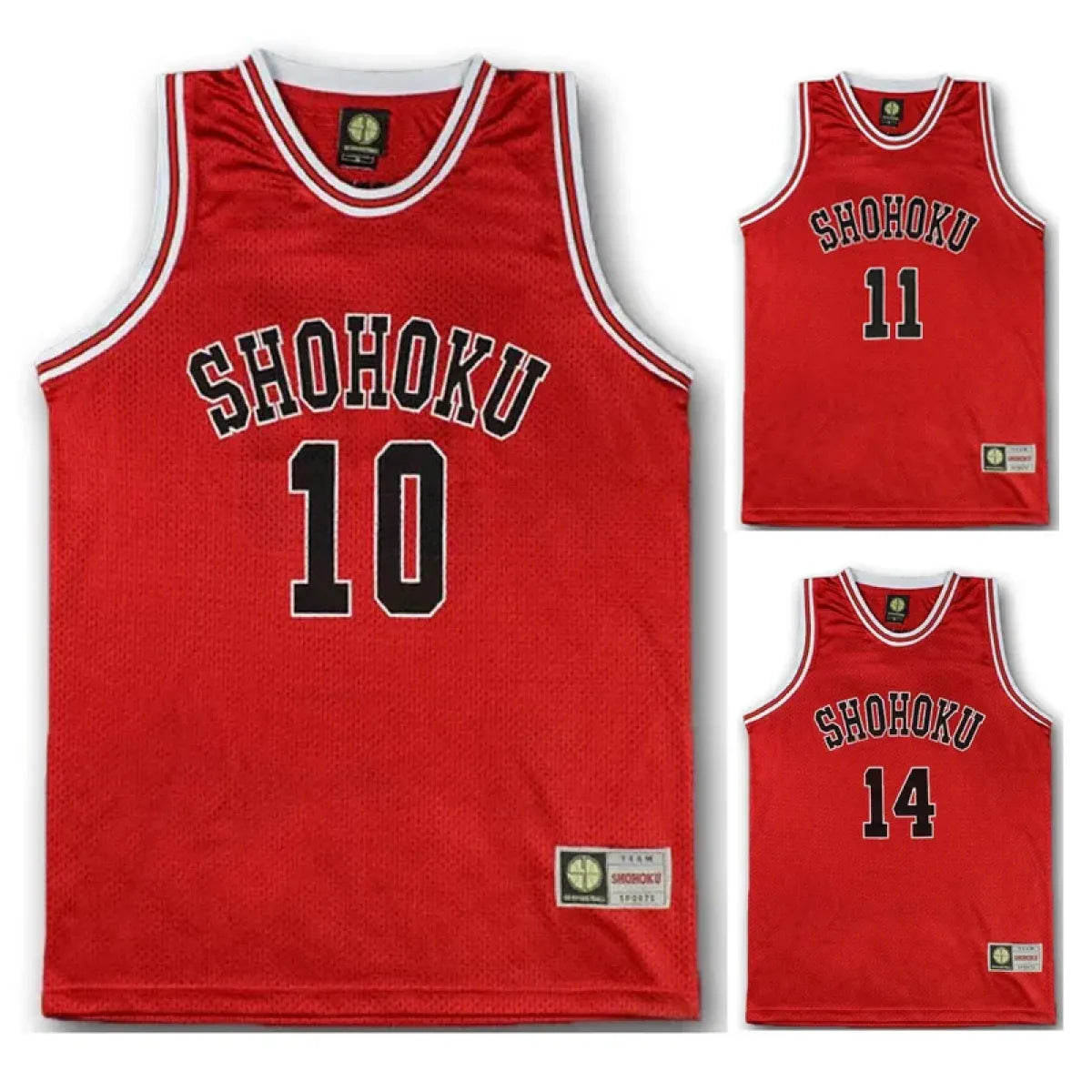 Shohoku Basketball Team Jersey - Sakuragi Hanamichi, Rukawa