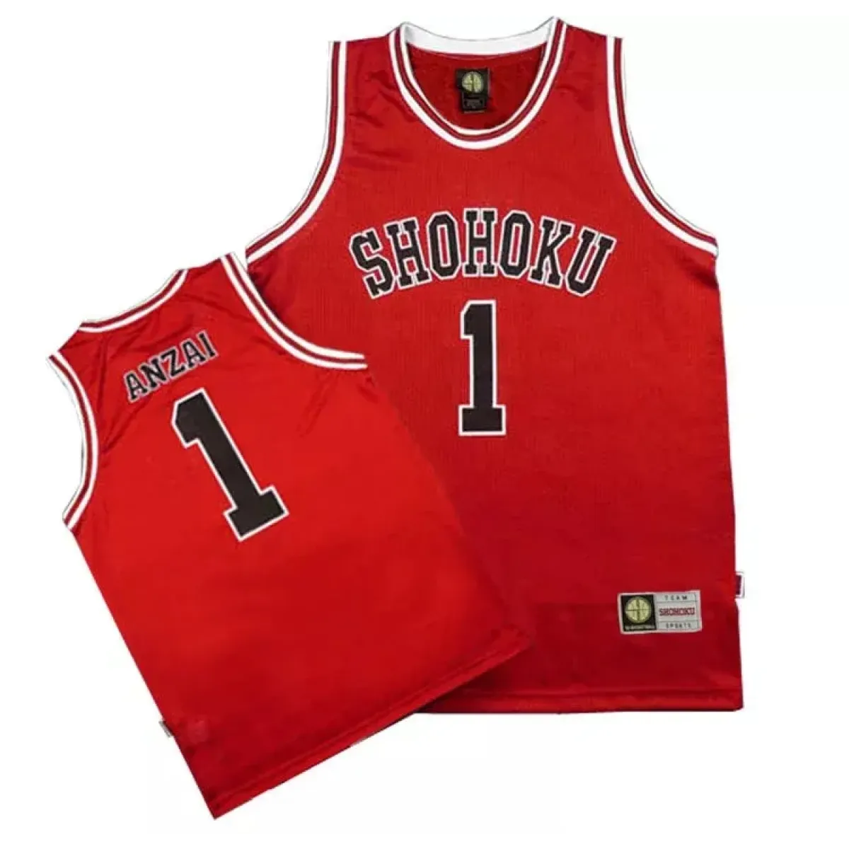 Shohoku Basketball Team Jersey - Sakuragi Hanamichi, Rukawa