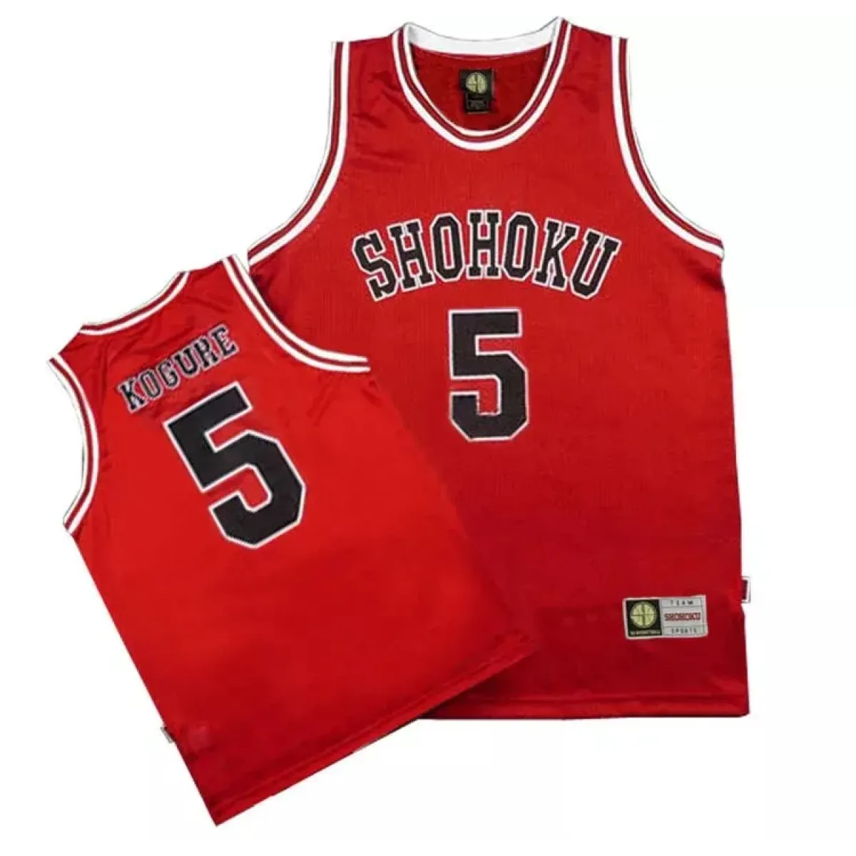 Shohoku Basketball Team Jersey - Sakuragi Hanamichi, Rukawa