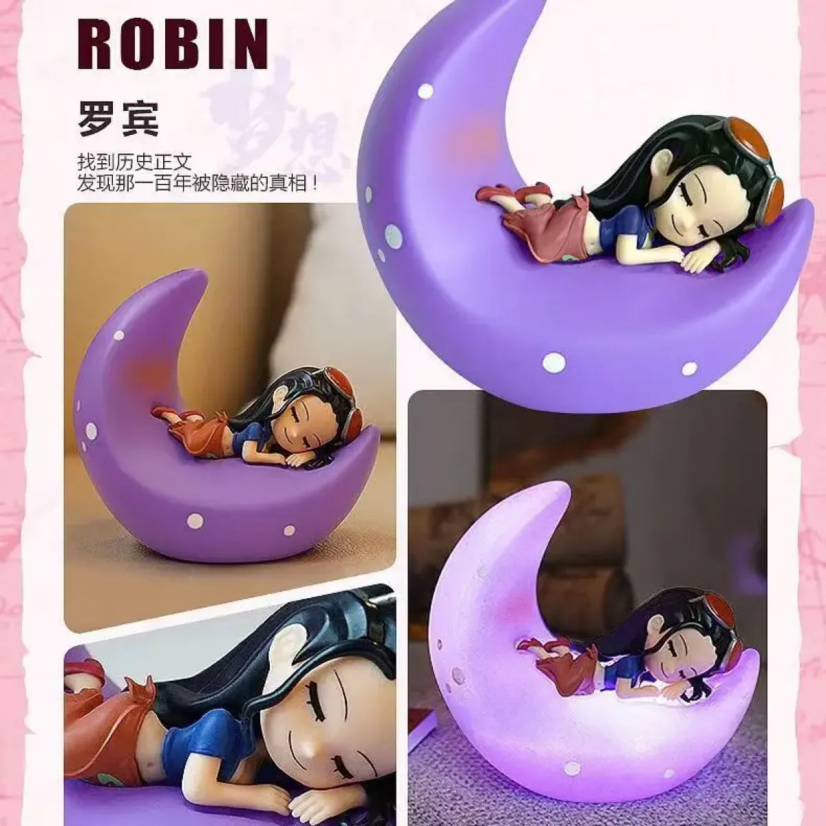 Luffy, Zoro, Nami & Sanji Night Light: Anime Figure Lamp for a Dreamy Bedroom Ambiance
