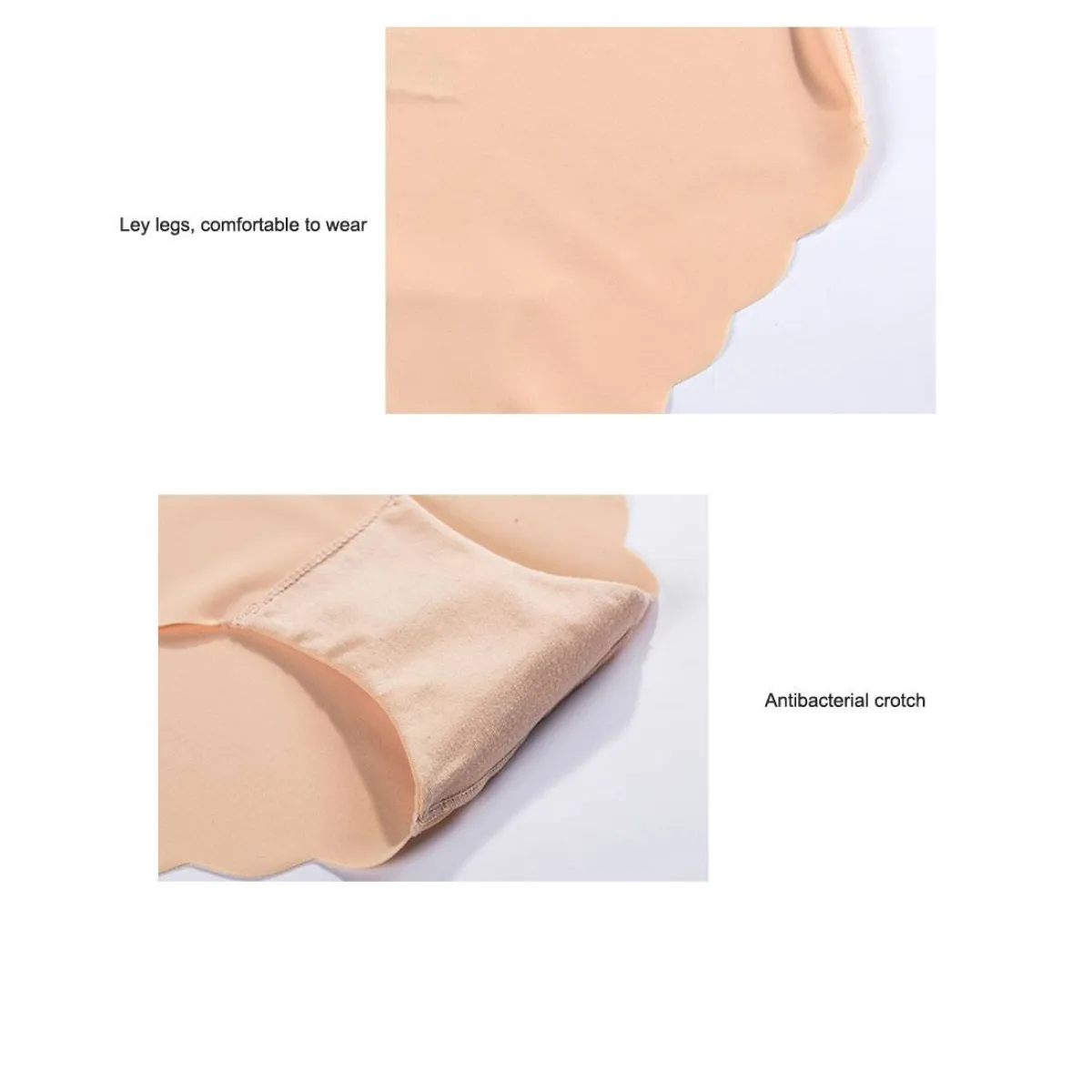 Low-Rise Seamless Panties Set - 3 Pcs