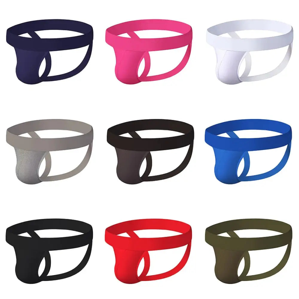 Sexy Men Underwear Briefs Athletic Jock Strap Supporter Gay Mens Jockstraps Solid 9 Colors M-Xxl