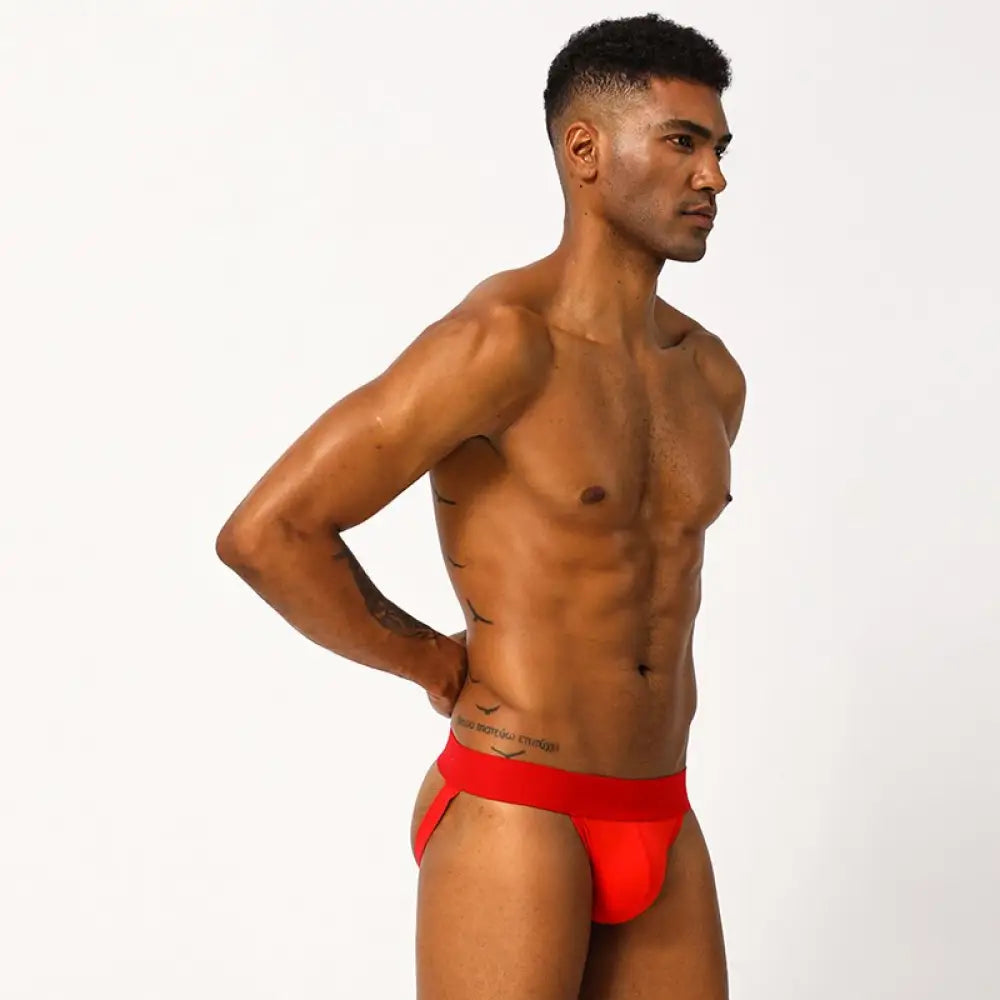 Sexy Men Underwear Briefs Athletic Jock Strap Supporter Gay Mens Jockstraps Solid 9 Colors M-Xxl
