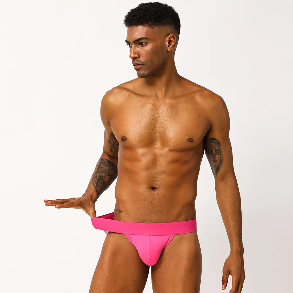 Sexy Men Underwear Briefs Athletic Jock Strap Supporter Gay Mens Jockstraps Solid 9 Colors M-Xxl