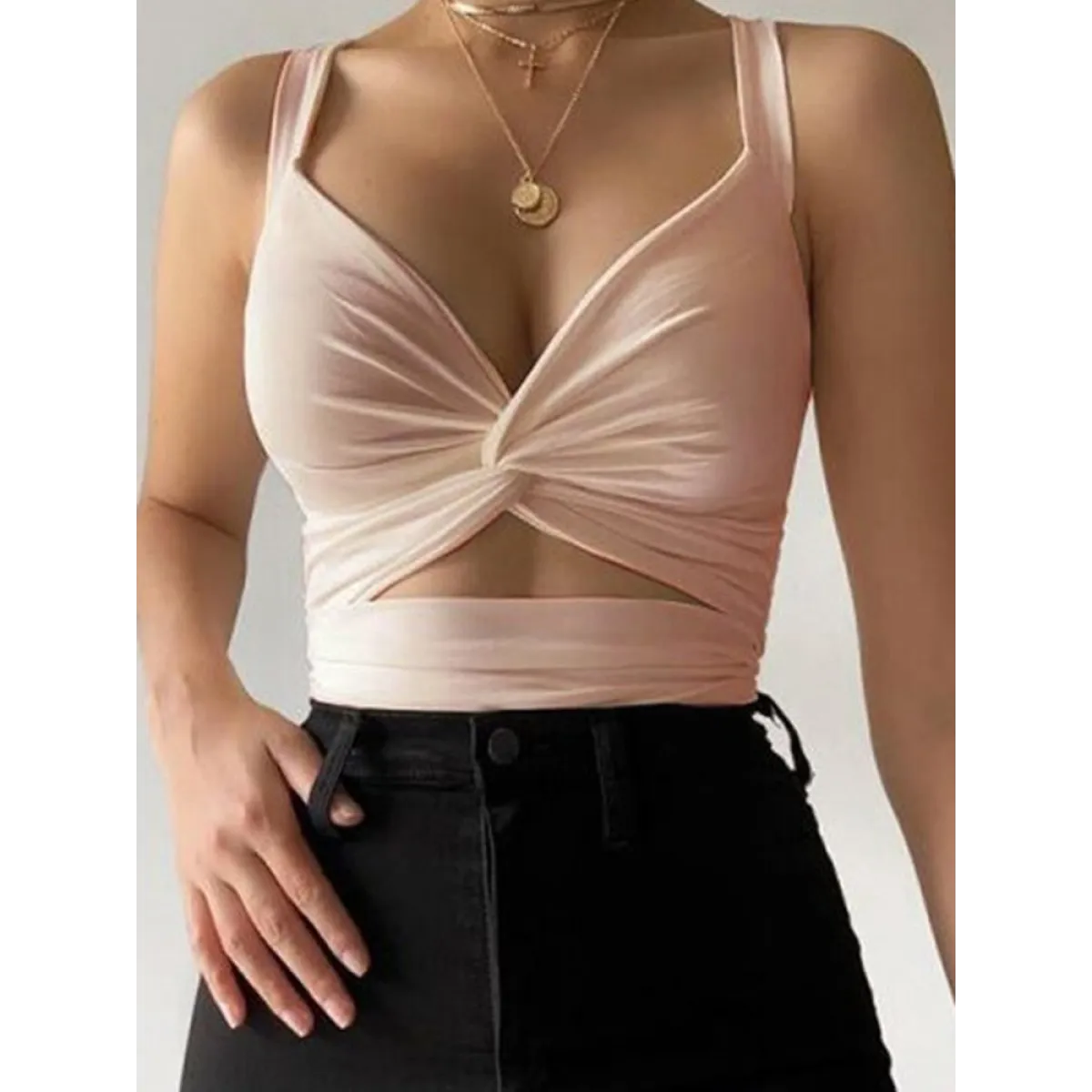 Sexy Sleeveless Crop Top