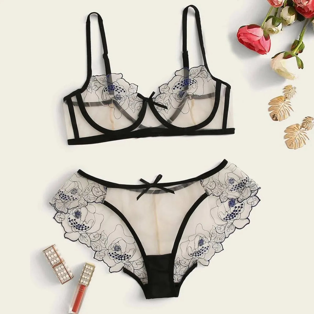 Sexy Transparent Lingerie Set