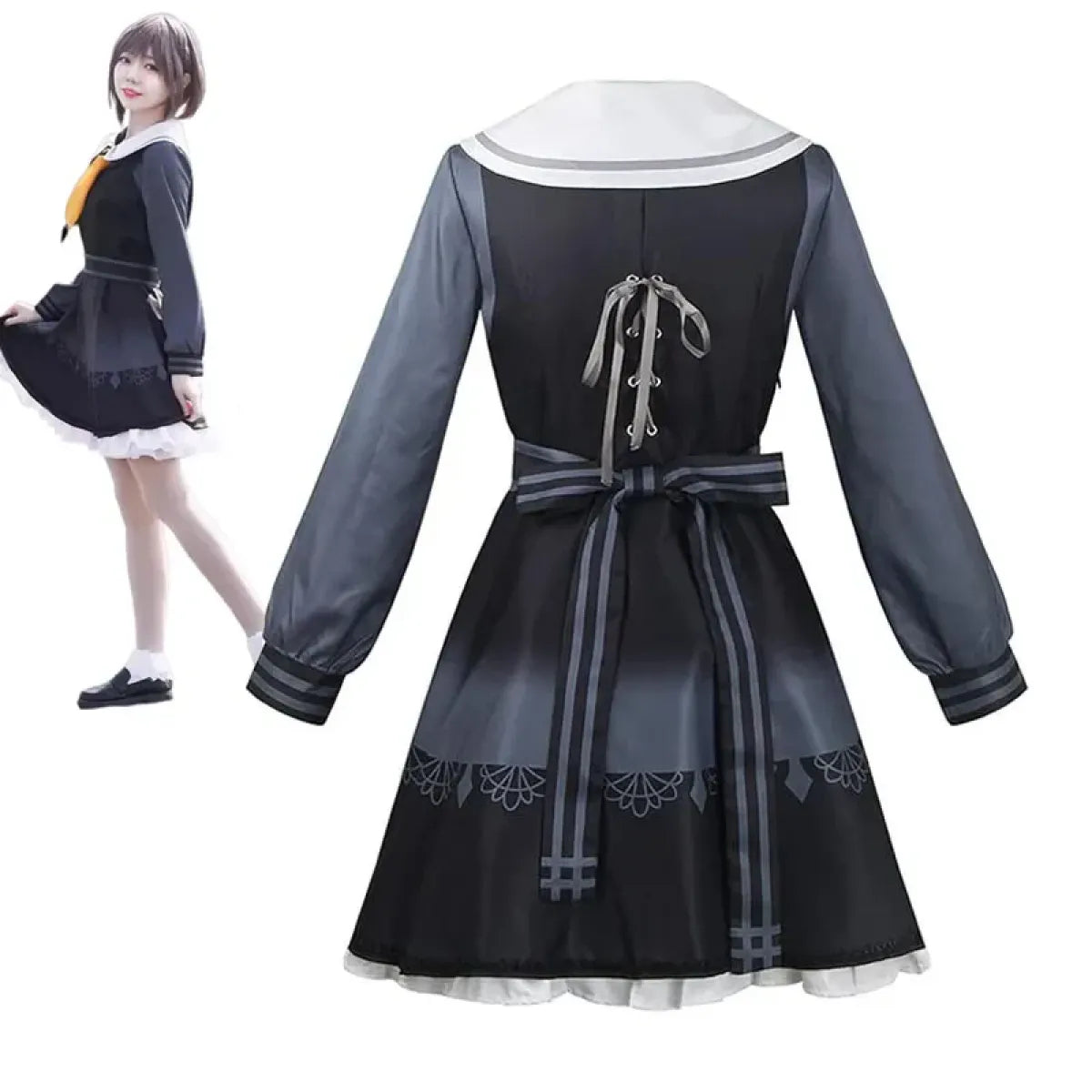 Shinonome Ena Cosplay Costume – Project Sekai School Uniform with Wig