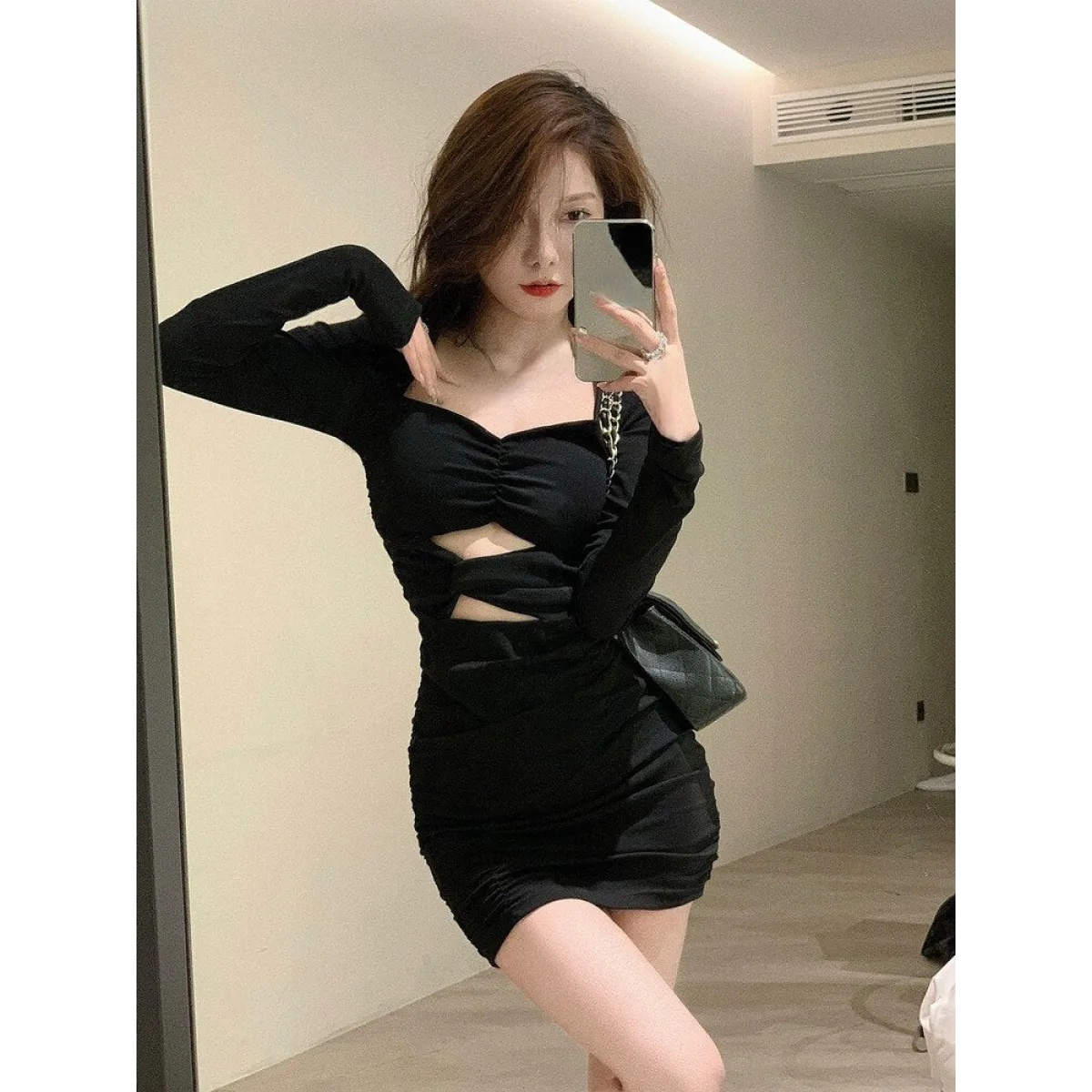 Short Black Bodycon Dress