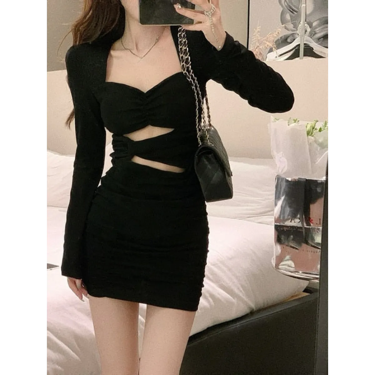 Short Black Bodycon Dress