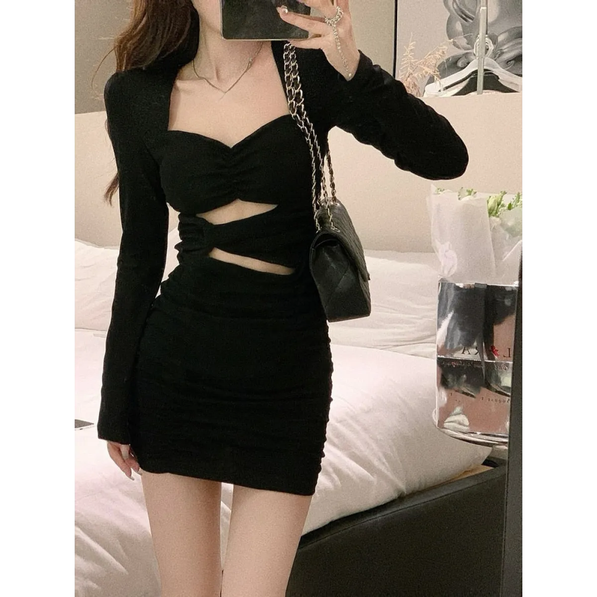 Short Black Bodycon Dress